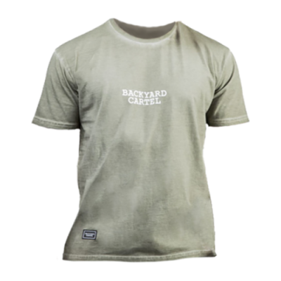 T-Shirts Backyard Cartel Backyard Cartel Paper Camo SS Lifestyle T-Shirt BACK-YARD-69 Green