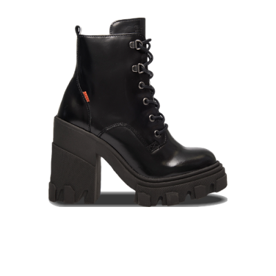 Saisonale Schuhe BRONX BRONX Wmns Furrow Laced Boot 34255-O01 Black