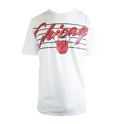T-Shirts Männer Cayler & Sons Chicago Bulls T-Shirt CAY-SS14AP1702 White