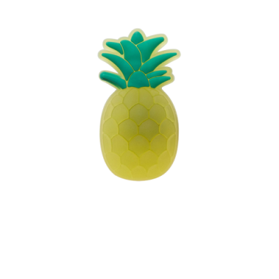 Schnürsenkel Damen Crocs Jibbitz Translucent Pineapple Charm G0782600-MU Yellow