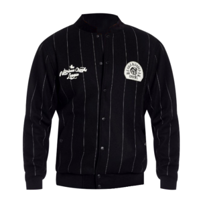 Pullover Crooks & Castles Crooks & Castles NCL Pinstripe Jacket I1370300-BLK Black