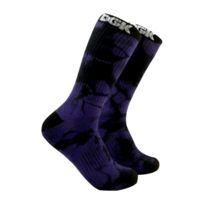 Strümpfe DGK DGK Galactic Crew Socks ASK1136-BLUE Black Purple