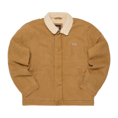 Pullover Jacken Für Die Zwischensaison Dickies Sherpa Lined Deck Jacket Stonewashed DK0A4XFYC411 Brown