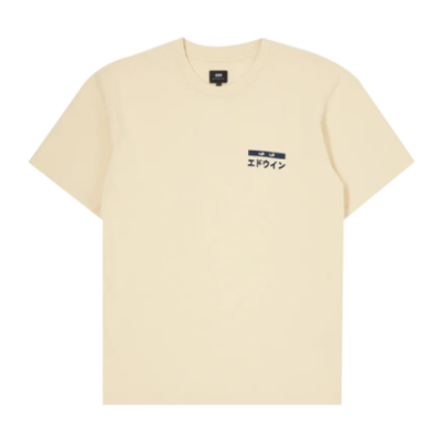 T-Shirts Edwin Edwin Tee LS I030411-0XENG Yellow