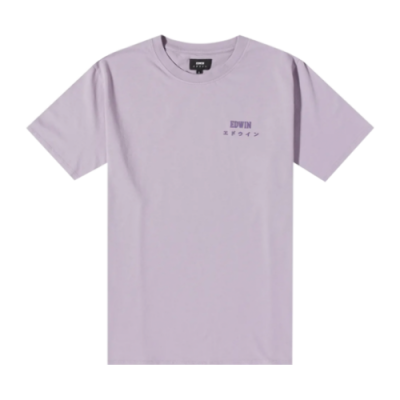 T-Shirts Edwin Edwin Logo Chest SS Lifestyle T-Shirt I026690-0WS67 Purple