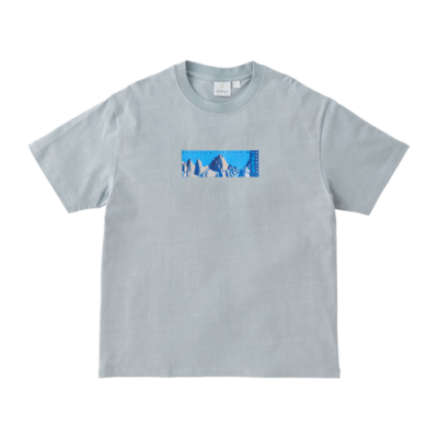 T-Shirts Gramicci Gramicci Unisex Mount Whitney Tee G3SUT046-GREY Grey