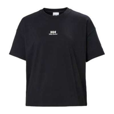 T-Shirts Gift Ideas Helly Hansen Wmns YU Patch SS Lifestyle T-Shirt 53781-990 Black