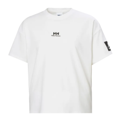 T-Shirts Damen Helly Hansen Wmns YU Patch SS Lifestyle T-Shirt 53781-001 White