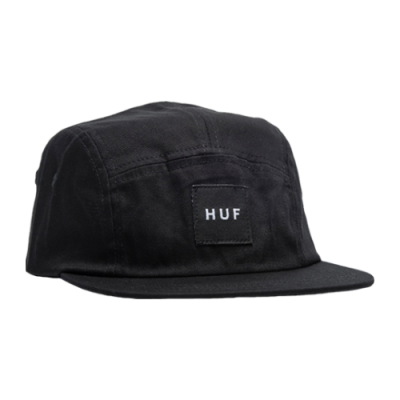 Mützen Damen HUF Essentials Box Logo Volley Snapbacks Cap HT00617-BLCK Black