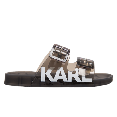 Pantoffeln Karl Lagerfeld Karl Lagerfeld Wmns Jelly Strap KL80720-F00 Black
