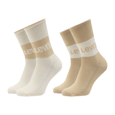 Strümpfe Männer Levi's Socks  (2 Pack) 37157-0831 Beige Brown