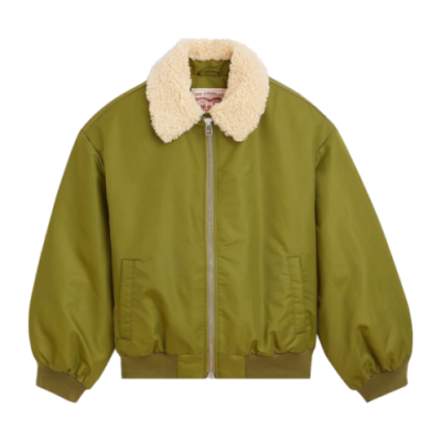 Pullover Damen Levi's Wmns Elise Retro Bomber Jacket A1639-0000 Green