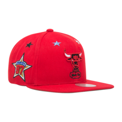 Mützen Männer Mitchell & Ness NBA Chicago Bulls 97 Top Star Snapback Cap 2982-CBUYYPPP-RED1 Red