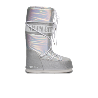 Saisonale Schuhe Moon Boot Moon Boot Unisex  Icon Metallic-Silver Boots 14027500-003 Grey