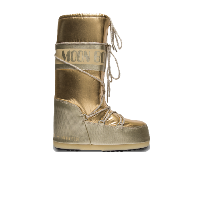 Saisonale Schuhe Moon Boot Moon Boot Unisex Icon Metallic-Gold Boots 14027500-002 Brown