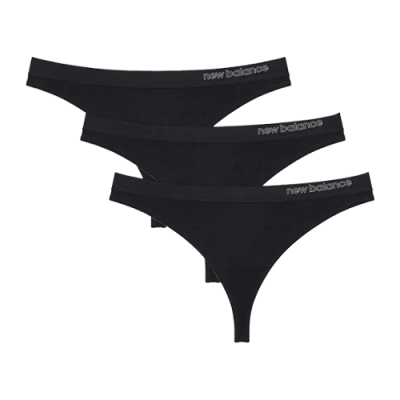 Unterwäsche Damen New Balance Wmns seamless thongs (3 Pack) LAU21082-BKK Black