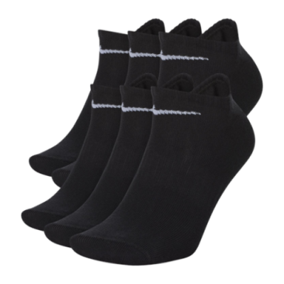 Strümpfe Damen Nike Everyday Lightweight Training No-Show Socks (6 Pairs) SX7679-010 Black