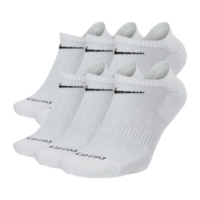 Strümpfe Nike Nike Everyday Plus Cushioned Training No-Show Socks (6 Pairs) SX6898-100 White