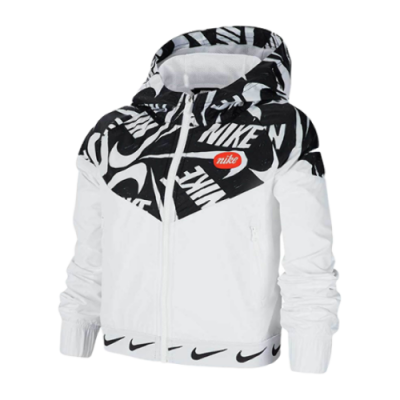 Pullover Nike Nike Sportswear Windrunner Older Kids Jacket CJ7426-104 Black