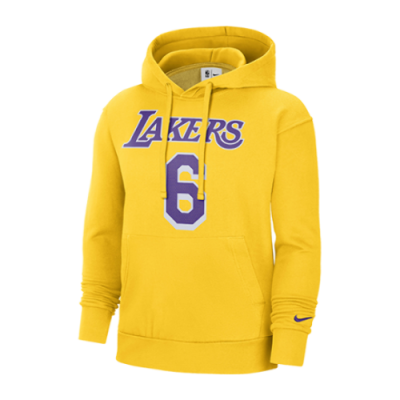 Hoodies Männer Nike NBA Los Angeles Lakers Essential Fleece Pullover Hoodie DB1181-728 Yellow