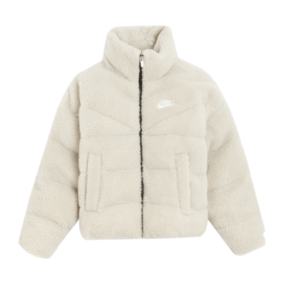 Pullover Bekleidung Nike Wmns Sportswear Therma-FIT City Series Synthetic Fill High-Pile Fleece Jacket DQ6869-072 White