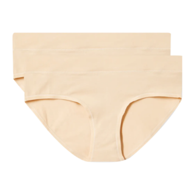 Unterwäsche Damen Organic Basics Cotton Briefs (2 pack) OB10007-OAK Beige