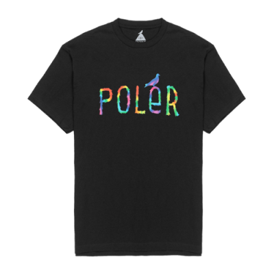 T-Shirts Poler Poler x Staple Furry Pigeon SS Lifestyle T-Shirt 231CLM2002-BLK Black