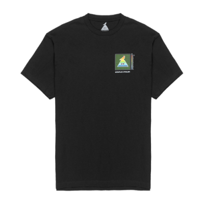 T-Shirts Poler Poler x Staple Globo Pigeon SS Lifestyle T-Shirt 231CLM2001-BLK Black