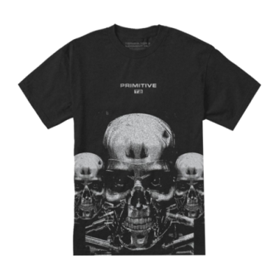 T-Shirts Primitive Primitive x Terminator SS Lifestyle T-Shirt PA421386-BLK Black