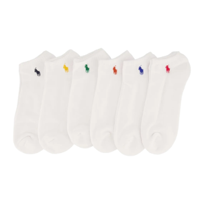 Strümpfe Männer Ralph Lauren Low Cut Cotton Sock (6 Pack) 449799739-002 White