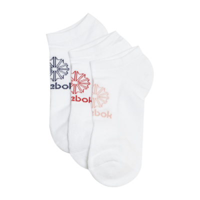 Strümpfe Gift Ideas Up To 50eur Reebok Classics Cl Fo No Show socks (3 pairs) CV8659 White