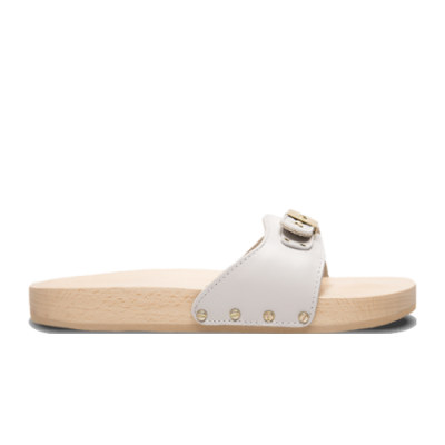 Pantoffeln  Scholl Iconic Wmns  Pescura Flat Leather F294891065 White
