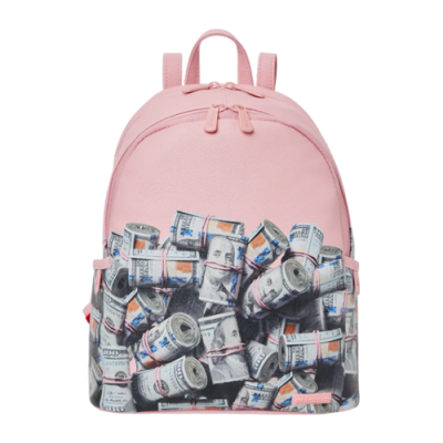 Rucksäcke Sprayground Sprayground New Money Stacks Pink Backpack DLX 910B4634NSZ Grey Pink