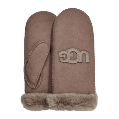 Handschuhe Damen UGG Wmns Logo Mitten 17370-SYG Grey
