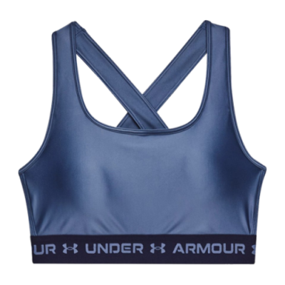 Unterwäsche Damen Under Armour Wmns Crossback Matte Shine Bra 1362612-470 Blue