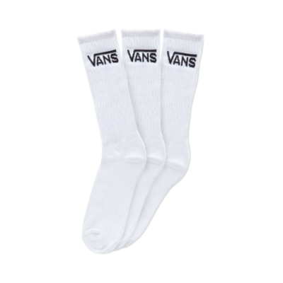 Strümpfe Gift Ideas Up To 25eur Vans Classic Crew Socks (3 Pairs) VN000XSEWHT1 White