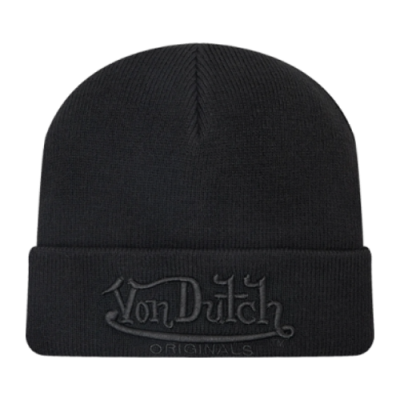 Mützen Von Dutch Von Dutch Originals Flint Beanie Cap 7050113-BLK Black