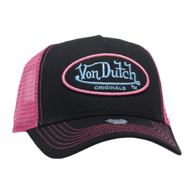 Mützen Von Dutch Von Dutch Originals Unisex Baker Trucker Cap 7030460-BLK Black Pink