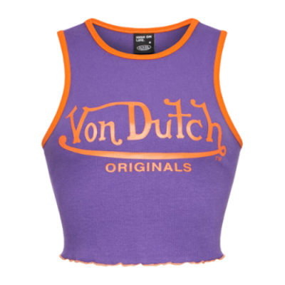 T-Shirts Damen Von Dutch Originals Wmns Ashley Lifestyle Tank Top 6231043-PRPL Purple