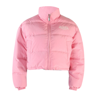 Pullover Damen Von Dutch Originals Wmns Nuri Cropped Puffer Jacket 6271005-PINK Pink