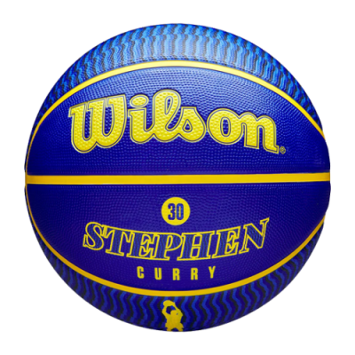 Bälle Wilson Wilson NBA Golden State Warriors Stephen Curry Outdoor Basketball Ball WZ4006-101 Blue
