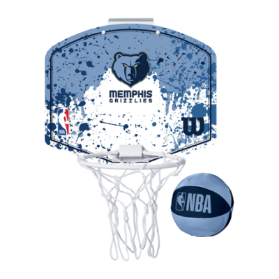 Kiti Männer Wilson NBA Memphis Grizzlies Team Mini Hoop WTBA1302-MEM Blue