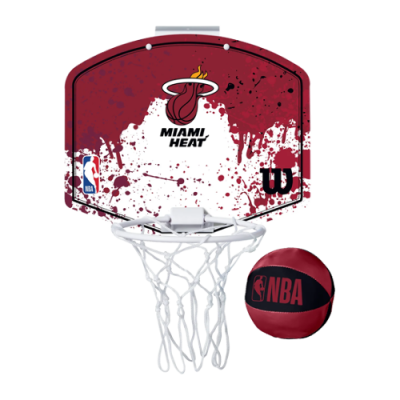 Kiti Männer Wilson NBA Miami Heat Team Mini Hoop WTBA1302-MIA Red