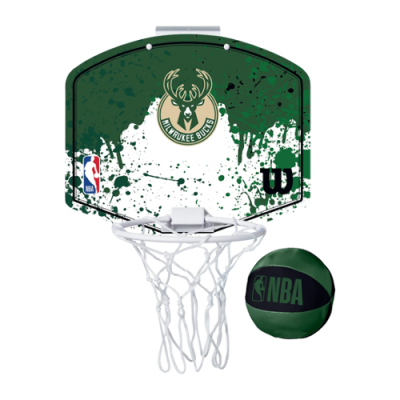Kiti Damen Wilson NBA Milwaukee Bucks Team Mini Hoop WTBA1302-MIL Green