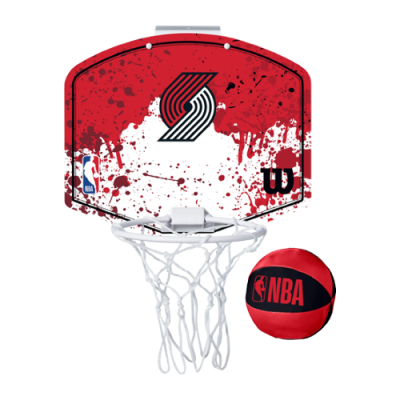 Kiti Männer Wilson NBA Portland Trail Blazers Team Mini Hoop WTBA1302-POR Red