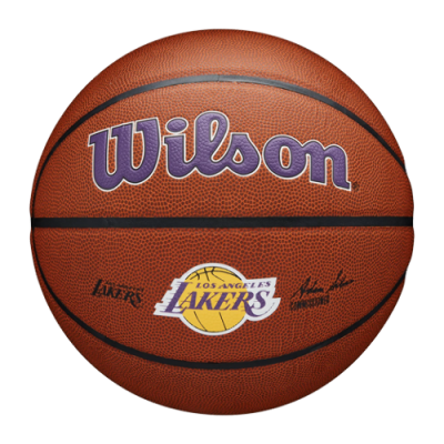 Bälle Wilson Wilson NBA Los Angeles Lakers Team Composite Basketball Ball WTB3100-LAL Brown
