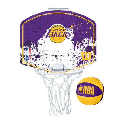 Kiti Wilson Wilson NBA Team Los Angeles Lakers Mini Hoop WTBA1302-LAL Purple
