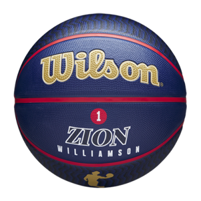Bälle Männer Wilson NBA New Orleans Pelicans Zion Williamson Outdoor Basketball Ball WZ4008-601 Blue