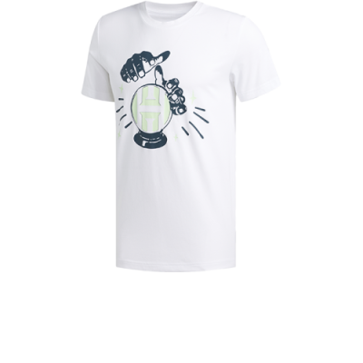 T-Shirts Kollektionen adidas Harden Swagger Verb SS Basketball T-Shirt DX6927 White