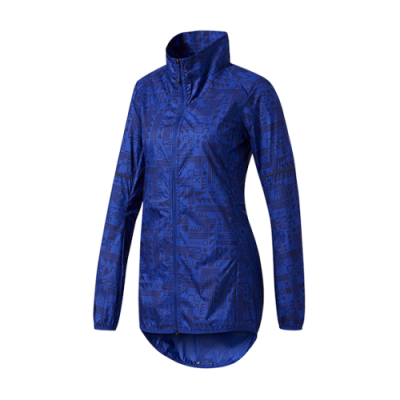 Pullover Adidas Performance adidas WMNS Tokyo Printed Running Jacket BR5607 Blue